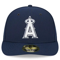 Men's New Era Navy Los Angeles Angels Oceanside Low Profile 59FIFTY Fitted Hat