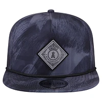 Men's New Era Navy Los Angeles Angels Printed Golfer Snapback Hat
