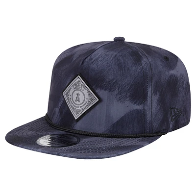 Men's New Era Navy Los Angeles Angels Printed Golfer Snapback Hat