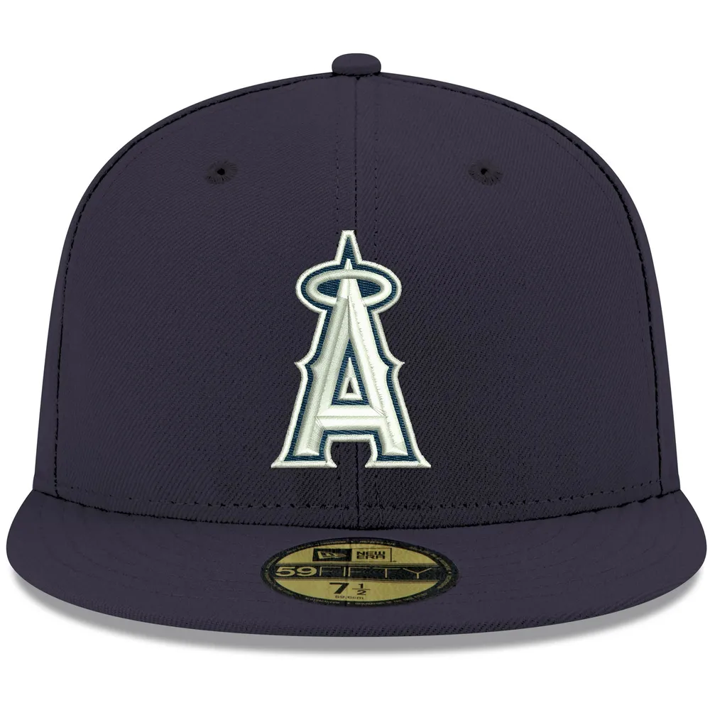 Casquette ajustée 59FIFTY bleu marine avec logo Los Angeles Angels pour homme New Era