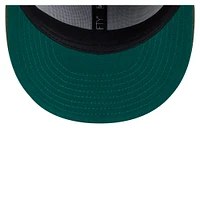 Men's New Era Olive Los Angeles Angels Tonal Florals 59FIFTY Fitted Hat