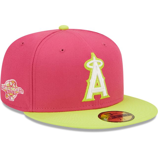 St. Louis Cardinals New Era 2011 World Series Champions Beetroot Cyber  59FIFTY Fitted Hat - Pink