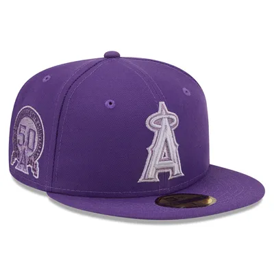 Los Angeles Dodgers New Era Lavender Undervisor 59FIFTY Fitted Hat