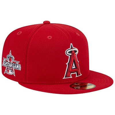 Casquette ajustée 59FIFTY pour homme Los Angeles Angels 2010 MLB All-Star Game couleur rouge New Era