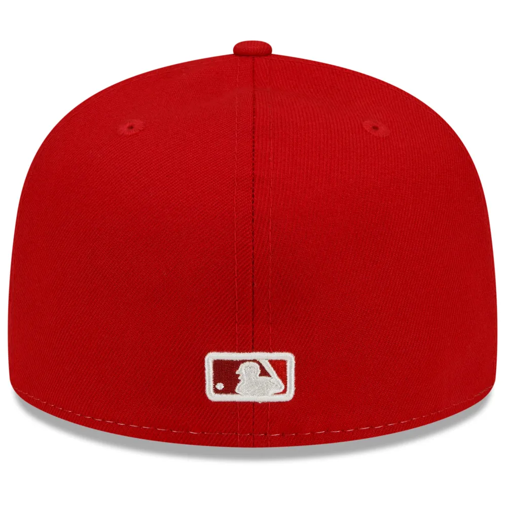 Casquette ajustée 59FIFTY Los Angeles Angels 2022 City Connect New Era rouge pour homme