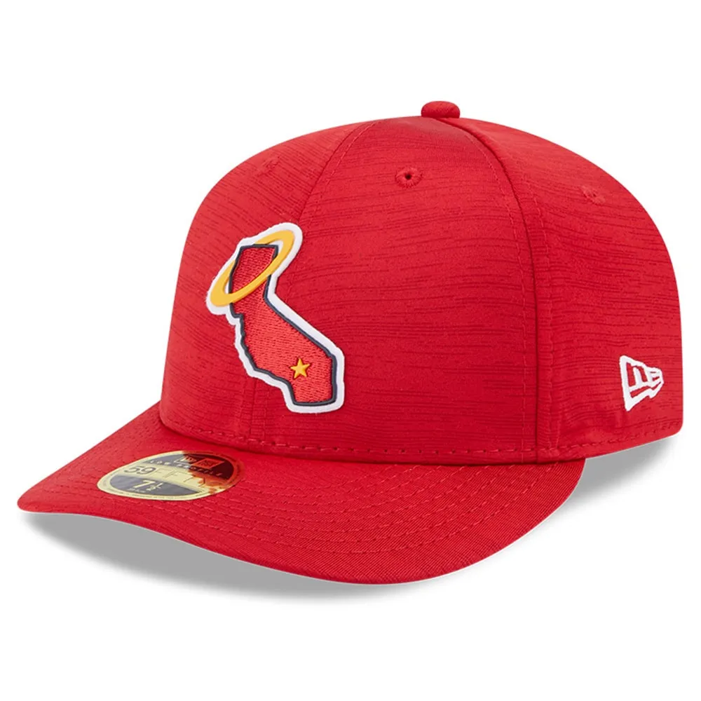 New Era Men's New Era Red Los Angeles Angels 2023 Clubhouse Low