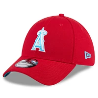 Casquette flexible 39THIRTY pour la fête des pères Los Angeles Angels 2024 New Era rouge hommes