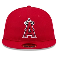 Casquette ajustée non structurée Jackie Robinson Day 59FIFTY pour homme, modèle 2025, des Los Angeles Angels, rouge New Era