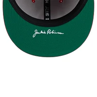 Casquette ajustée non structurée Jackie Robinson Day 59FIFTY pour homme, modèle 2025, des Los Angeles Angels, rouge New Era