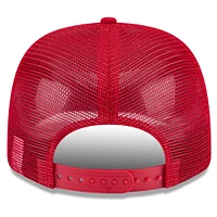 Men's New Era  Red Los Angeles Angels 2025 Spring Training 9SEVENTY Stretch-Snap Trucker Hat