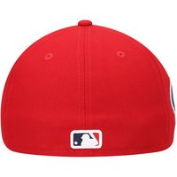 Men's New Era Red Los Angeles Angels 9/11 Memorial Side Patch 59FIFTY Fitted Hat