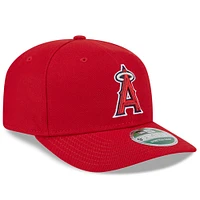 Casquette ajustable New Era rouge Los Angeles Angels Player Replica 9SEVENTY pour homme