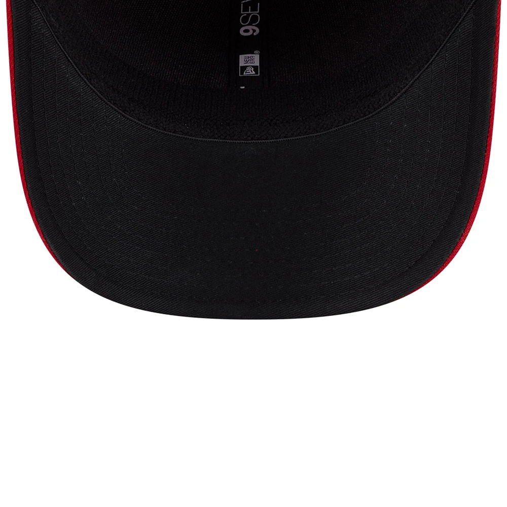 Casquette ajustable New Era rouge Los Angeles Angels Player Replica 9SEVENTY pour homme