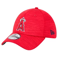 Men's New Era Red Los Angeles Angels Tech 39THIRTY Flex Hat