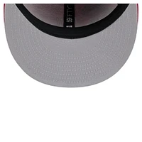 Men's New Era Red Los Angeles Angels Yarn Stitch 59FIFTY Fitted Hat