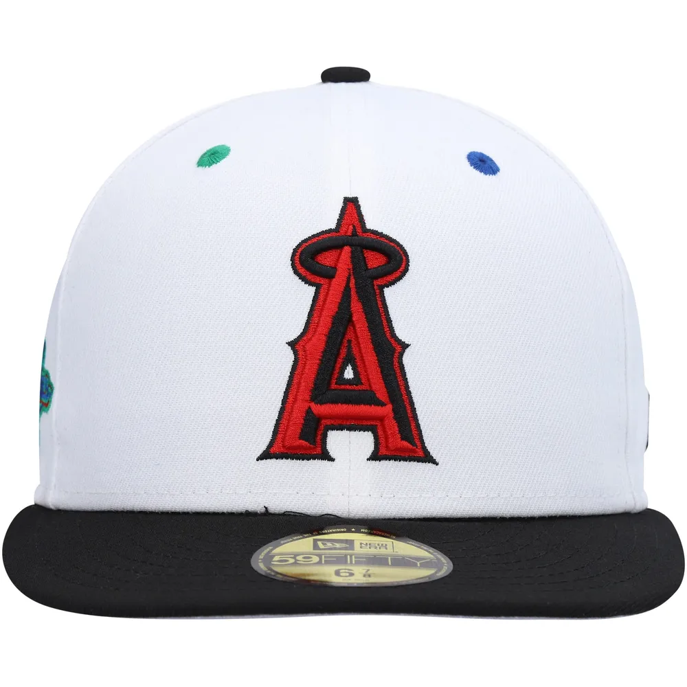 Los Angeles Angels New Era 5950 Fitted Hat - Black/White