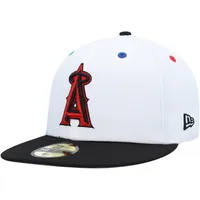 NWE ANGELS WHITE MLB PRIMARY EYES 59FIFTY HATMENHIC