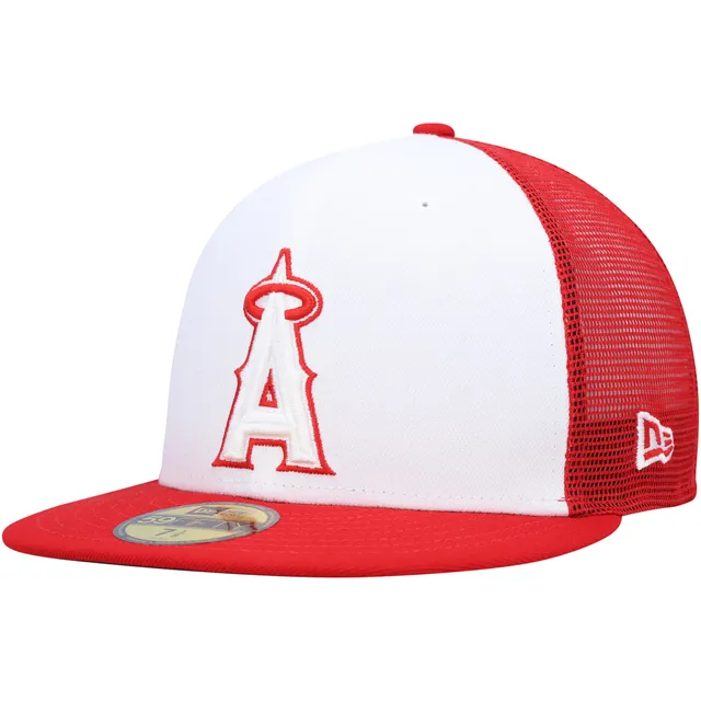 Men's New Era Gray Los Angeles Angels 2023 On-Field Batting