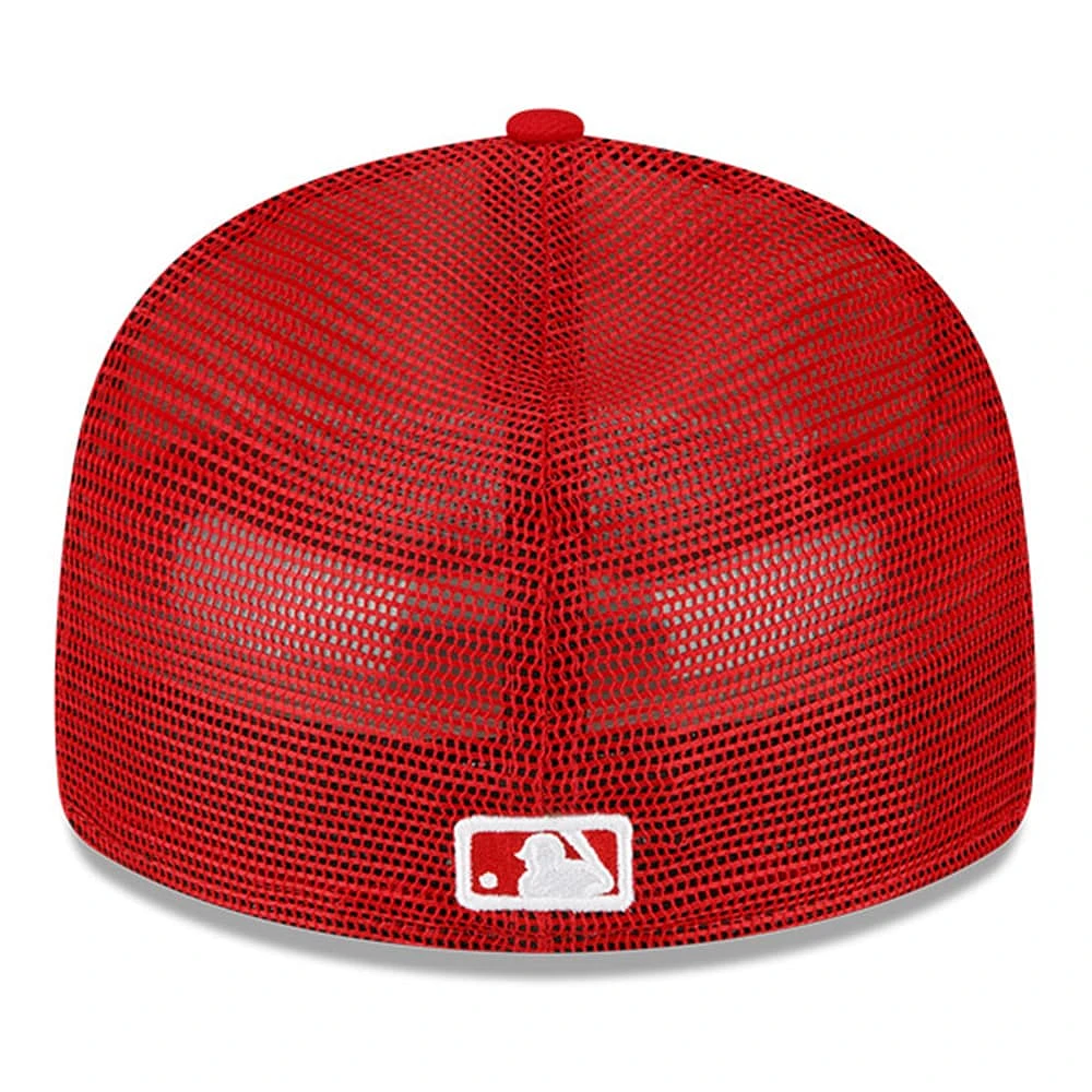 Casquette ajustée 59FIFTY Los Angeles Angels 2023 On-Field Batting Practice Low Profile pour homme New Era