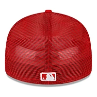 Men's New Era  White/Red Los Angeles Angels 2023 On-Field Batting Practice Low Profile 59FIFTY Fitted Hat