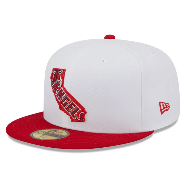 Men's Los Angeles Angels New Era Red 60th Anniversary Authentic Collection  On-Field Low Profile 59FIFTY Fitted Hat
