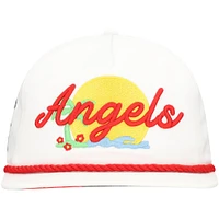 Casquette ajustable blanche Los Angeles Angels Paradise Golfer New Era pour homme