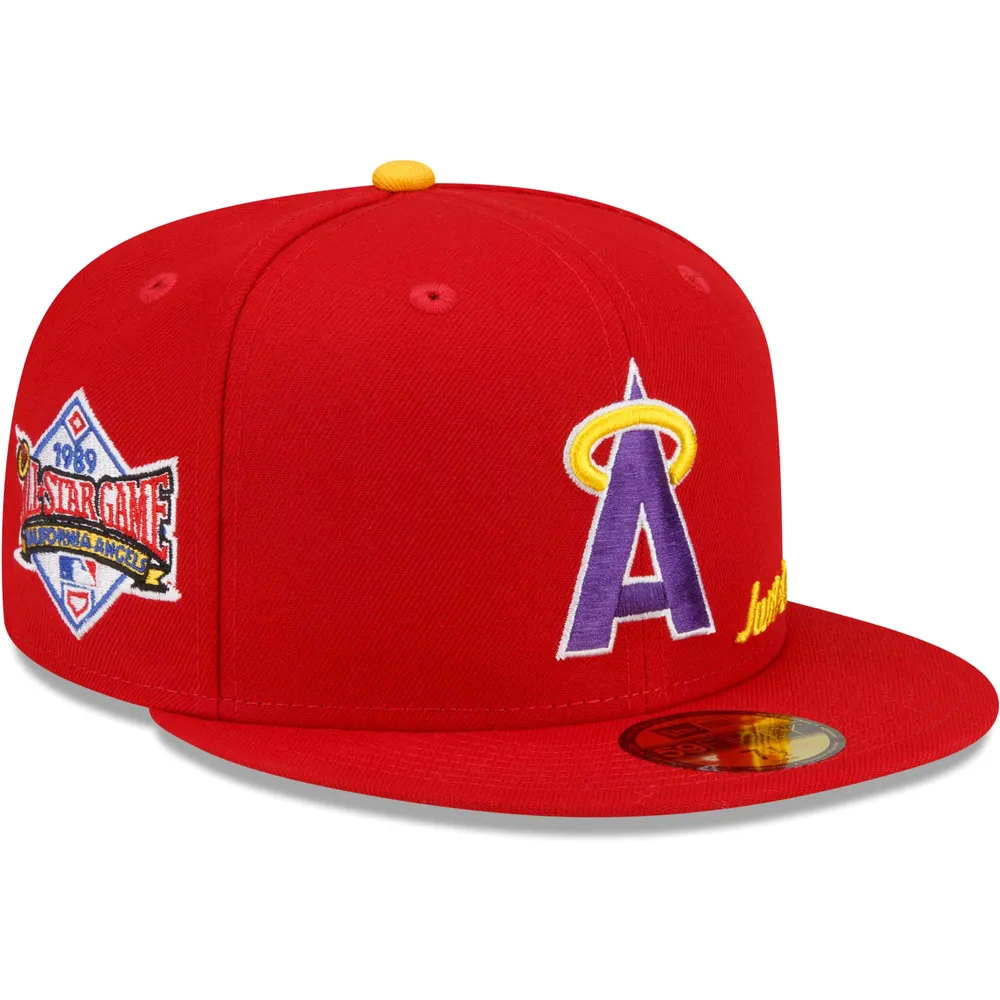 Men’s Los Angeles Angels Red City Patch 59FIFTY Fitted Hats