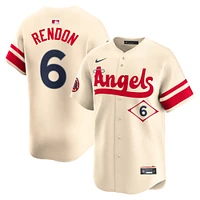 Maillot Nike Anthony Rendon pour homme, crème, Los Angeles Angels City Connect Limited Player