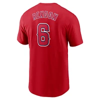 Men's Nike Anthony Rendon Red Los Angeles Angels Fuse Name & Number T-Shirt