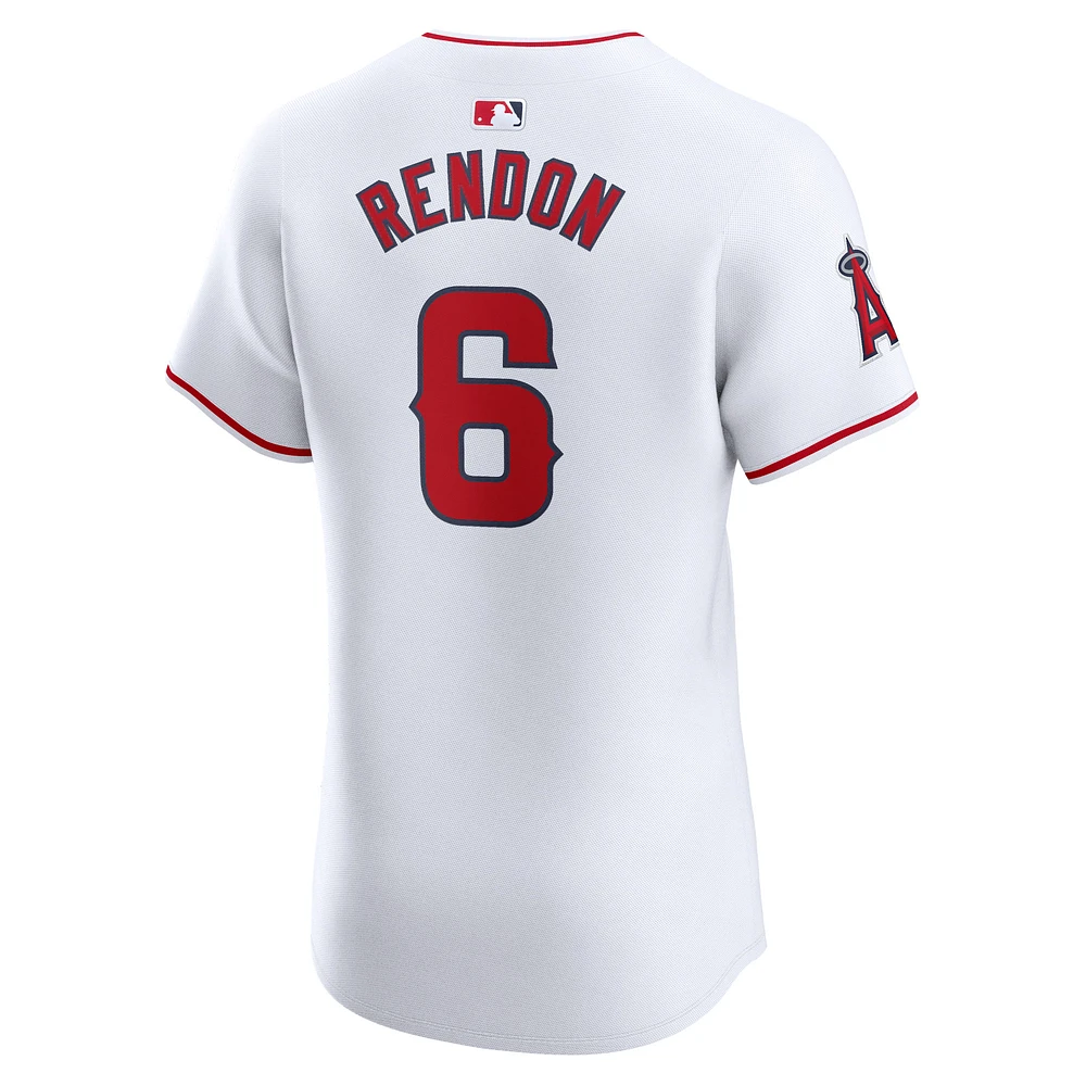 Maillot Nike Anthony Rendon pour homme, blanc, Los Angeles Angels Home Elite Player