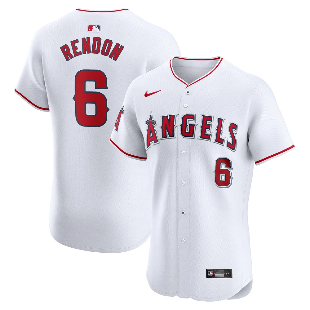 Maillot Nike Anthony Rendon pour homme, blanc, Los Angeles Angels Home Elite Player