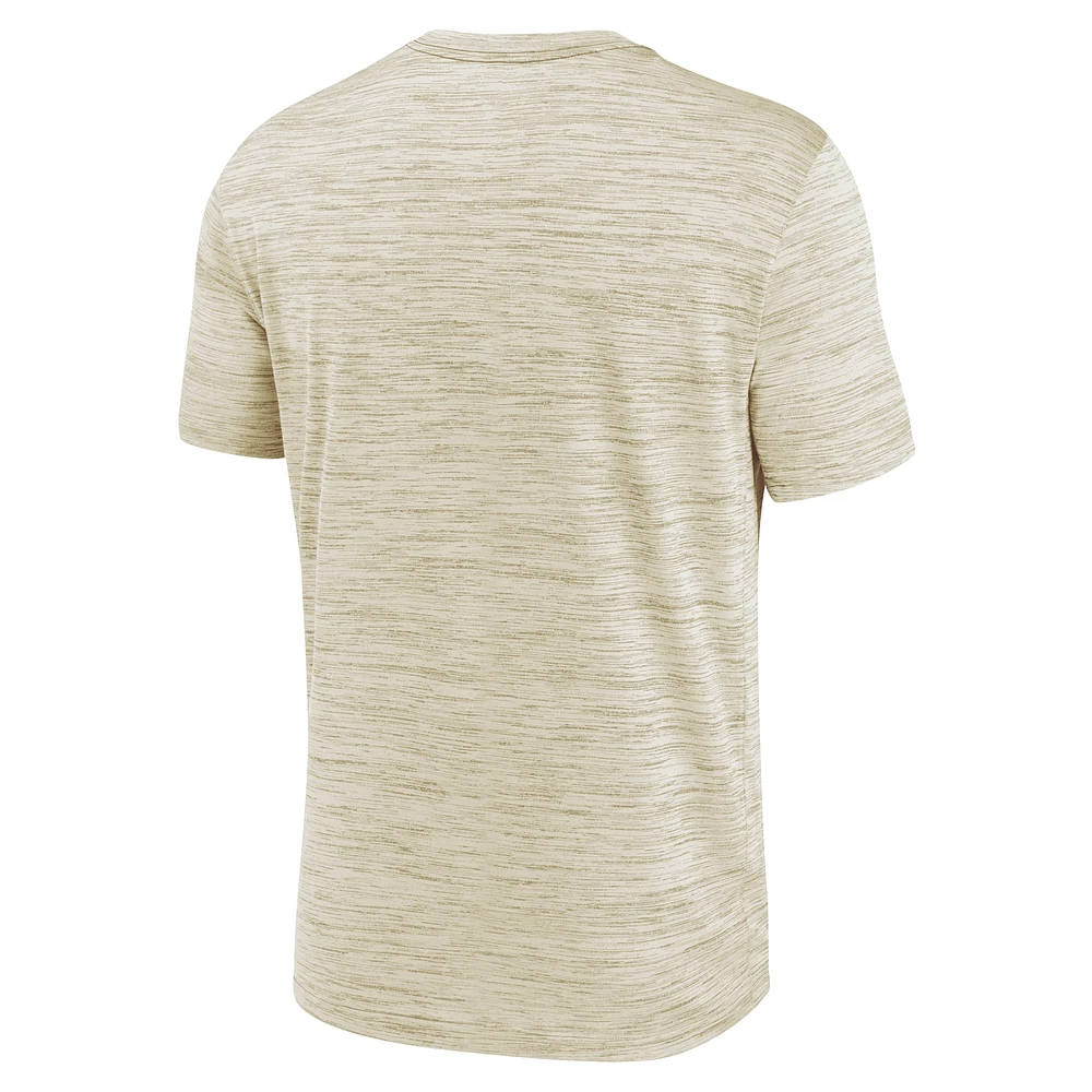 Men's Nike  Cream Los Angeles Angels 2025 City Connect Authentic Collection Velocity Performance T-Shirt