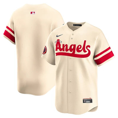 Maillot Nike crème Los Angeles Angels City Connect Limited pour homme