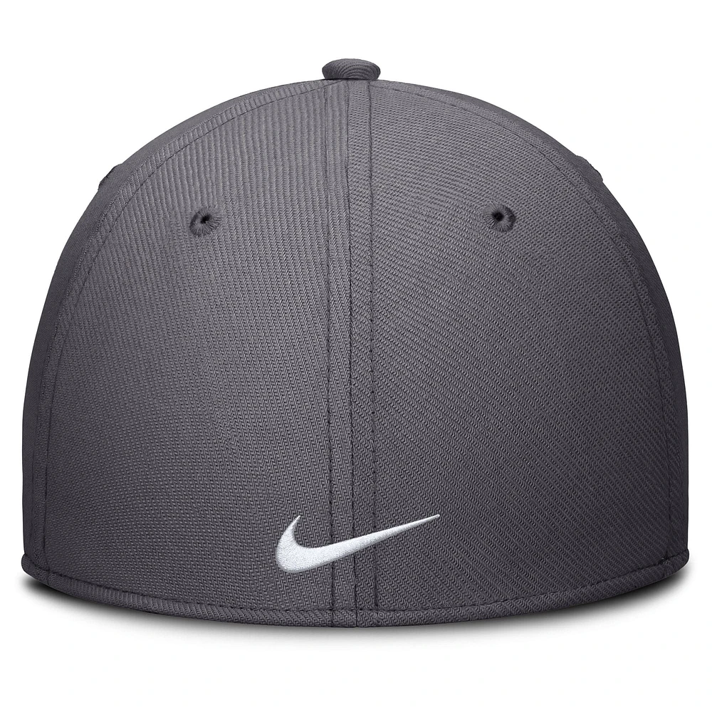 Casquette Nike Performance Flex grise Los Angeles Angels Swoosh pour homme