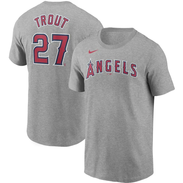 Preschool Nike Mike Trout Red Los Angeles Angels Player Name & Number T- Shirt