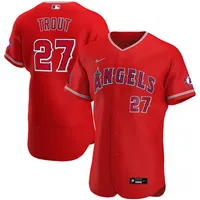 Lids Mike Trout Los Angeles Angels Nike Youth Alternate Replica Player  Jersey - White