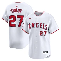 Men's Nike Mike Trout White Los Angeles Angels Home Limited Player Jersey