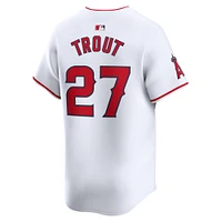 Maillot Nike Mike Trout pour homme, blanc, Los Angeles Angels Home Limited Player