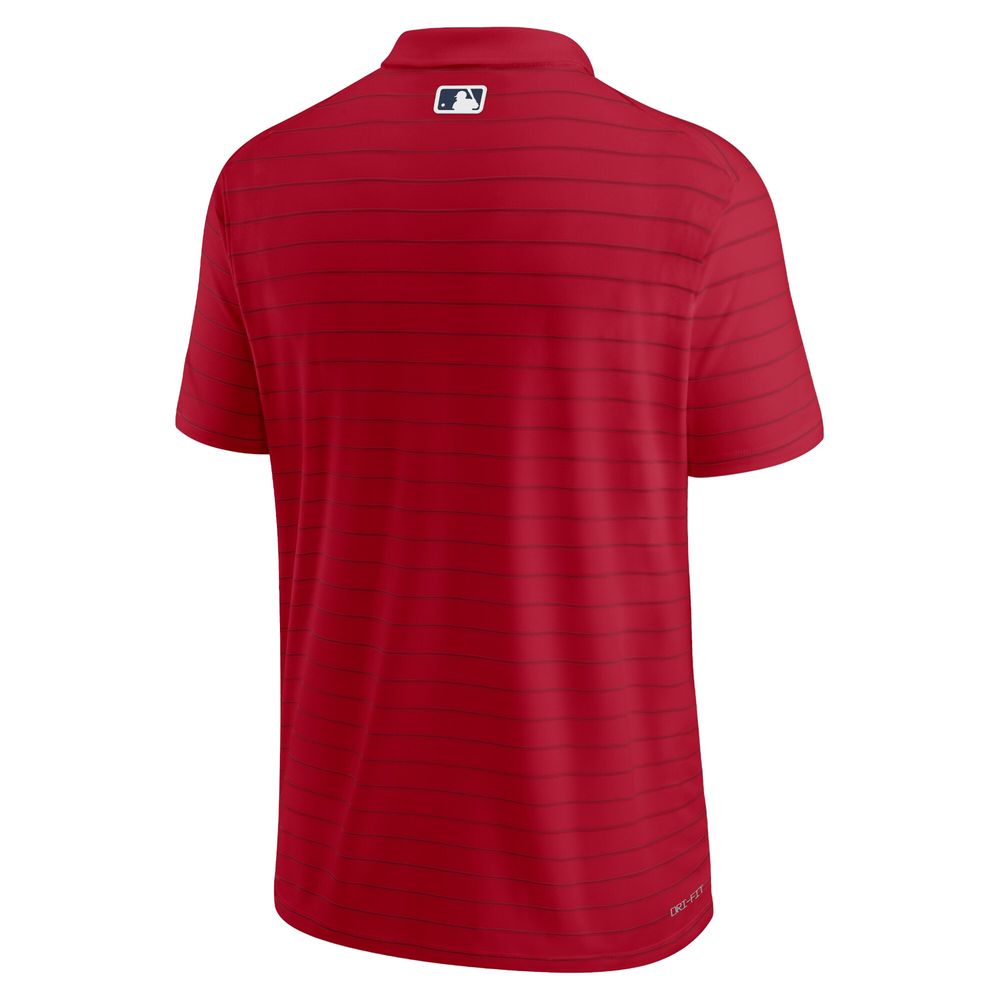 Nike Men's Nike Red Los Angeles Angels 2022 City Connect Striped  Performance Polo