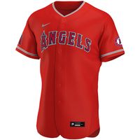 Men's Nike Red Los Angeles Angels Alternate Authentic Team - Jersey