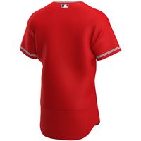 Men's Nike Red Los Angeles Angels Alternate Authentic Team - Jersey