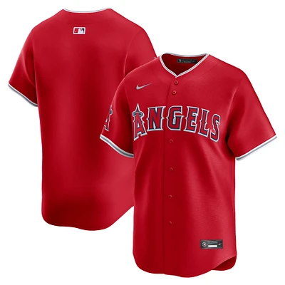 Men's Nike  Red Los Angeles Angels Alternate Limited Jersey