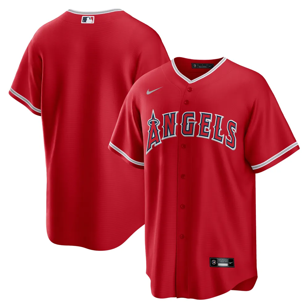 Nike Men's Nike Red Los Angeles Angels Alternate Replica Team Jersey