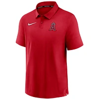 Polo Nike Los Angeles Angels Authentic Collection Flex Performance pour homme, rouge