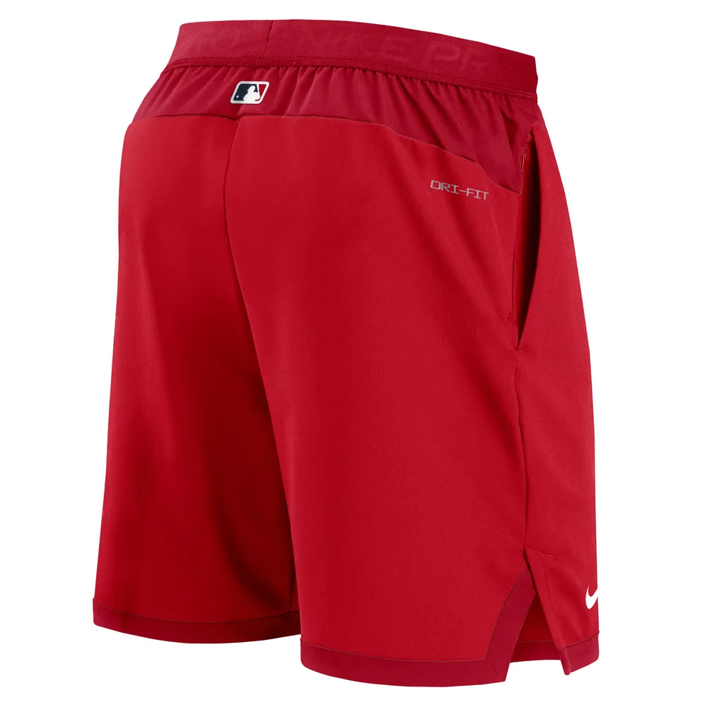 Nike Los Angeles Angels Authentic Collection Flex Vent Performance Short rouge pour homme