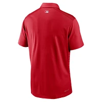 Men's Nike Red Los Angeles Angels Authentic Collection Victory Performance Polo