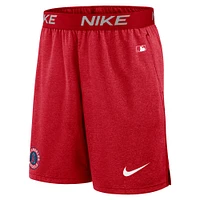 Short d'entraînement de performance Nike Los Angeles Angels City Connect Authentic Collection pour homme, rouge