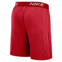 Short d'entraînement de performance Nike Los Angeles Angels City Connect Authentic Collection pour homme, rouge