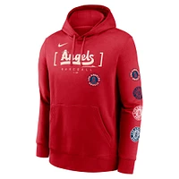 Sweat à capuche Nike City Connect Club Los Angeles Angels rouge pour homme