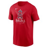 Men's Nike Red Los Angeles Angels Light Up the Halo Local Team T-Shirt